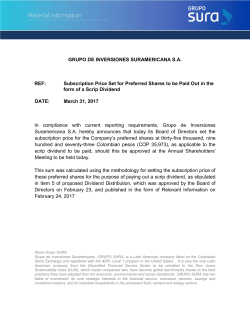 GRUPO DE INVERSIONES SURAMERICANA SA