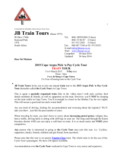 (JB Train Tours).