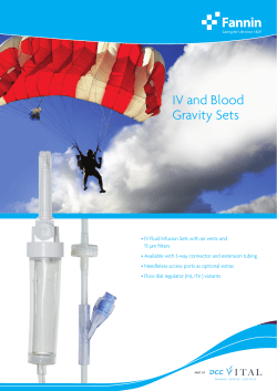IV and Blood Gravity Sets