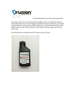 Fork Fluid Update - X