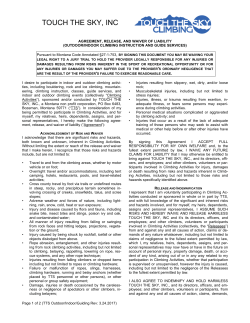 touch the sky, inc - Touch The Sky Climbing