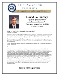 DavidWEmbley - Computer Science