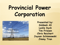 Team 7, SAP at Provincial Power Corp.
