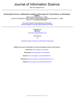 French Theory - American University of Beirut