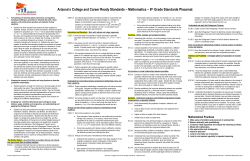 Arizona`s Common Core Standards
