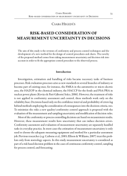 Risk-based consideration of measurement uncertainty in decisions