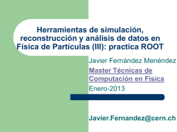 practica ROOT