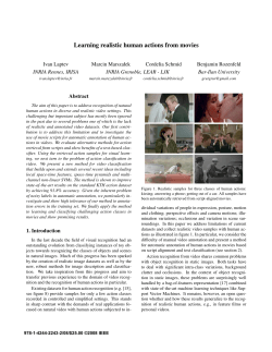 Learning realistic human actions from movies