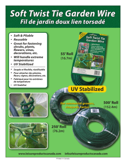 Soft Twist Tie Garden Wire