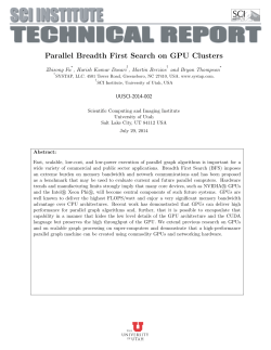 Parallel Breadth First Search on GPU Clusters