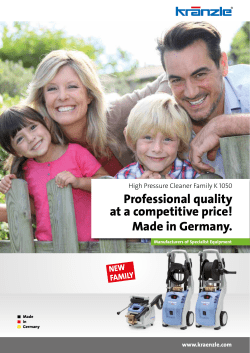 Professional quality at a competitive price! Made in Germany.