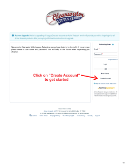 New Players - clearwaterchallengerlittleleague.com