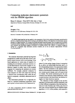 Computing molecular electrostatic potentials with the PRISM algorithm