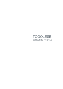 togolese - Department of Social Services