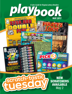 NEW SCRATCHERS AVAILABLE May 2