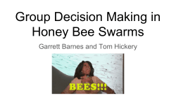 Group Decision Making in Honey Bee Swarms - Rose