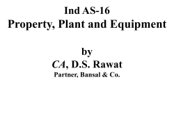 presentations on IND AS 2, IND AS 16 and IND AS 40