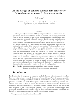 D. Kuzmin, On the design of general-purpose flux limiters for implicit