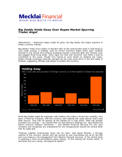 Big Daddy Holds Sway Over Rupee Market