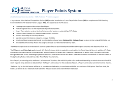 Player Points System