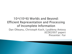 10^(10^6) Worlds and Beyond: Efficient Representation and
