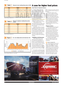 A case for higher feed prices - Stewart