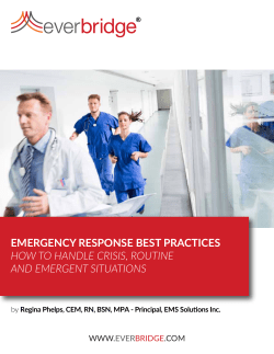 emergency response best practices how to handle crisis, routine