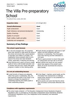 The Villa Pre-preparatory School