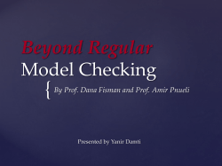 Beyond Regular Model Checking