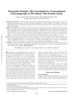 Therapeutic Strategies After Examination by