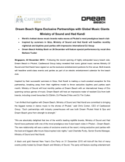 Dream Beach Signs Exclusive Partnerships with Global