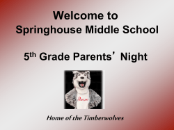 for 7 th grade MCV - Parkland School District