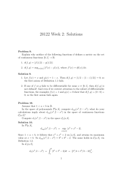 20122 Week 2: Solutions