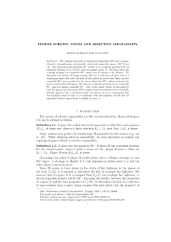 PROPER FORCING AXIOM AND SELECTIVE