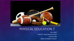 Physical education 7