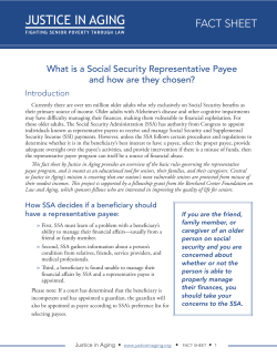 fact sheet - Justice in Aging