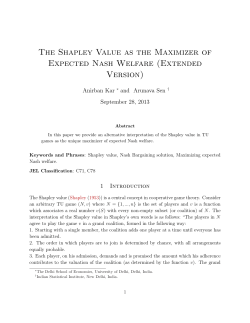 The Shapley Value as the Maximizer of Expected Nash Welfare