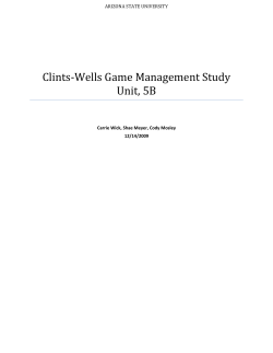 Clints-Wells Game Management Study Unit, 5B