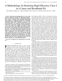 Methodology for Realizing High Efficiency Class-J