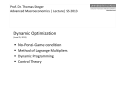 Dynamic Optimization