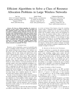 Efficient Algorithms to Solve a Class of Resource Allocation