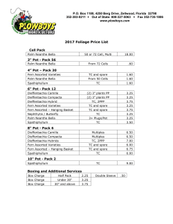 2005 &ndash; 2006 Product and Price List
