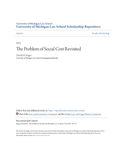 The Problem of Social Cost Revisited