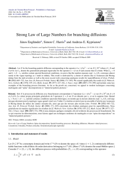 Strong Law of Large Numbers for branching diffusions