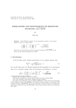 (n + k)! - Soochow Journal of Mathematics