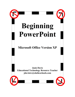 Beginning PowerPoint XP