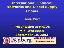 International Financial Networks with Intermediation and Electronic