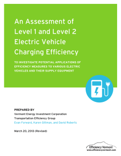 An Assessment of Level 1 and Level 2 Electric Vehicle Charging