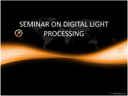 seminar on digital light processinge