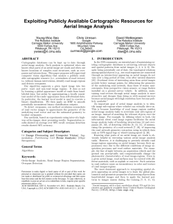 Exploiting Publicly Available Cartographic Resources for Aerial